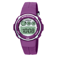 Purple Digital Watch WR100m Dial 39mm